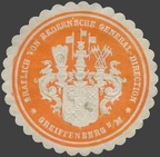 Briefverschlussmarken-Siegelmarken Greiffenberg