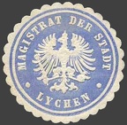 Briefverschlussmarken-Siegelmarken Lychen