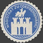 Briefverschlussmarken-Siegelmarken Oderberg